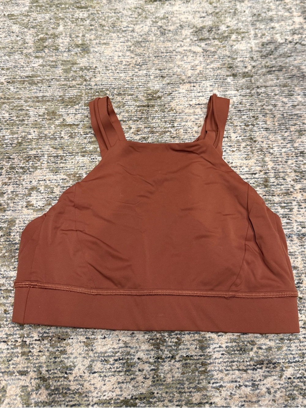 lululemon athletica Rust Crop Sports Bralette